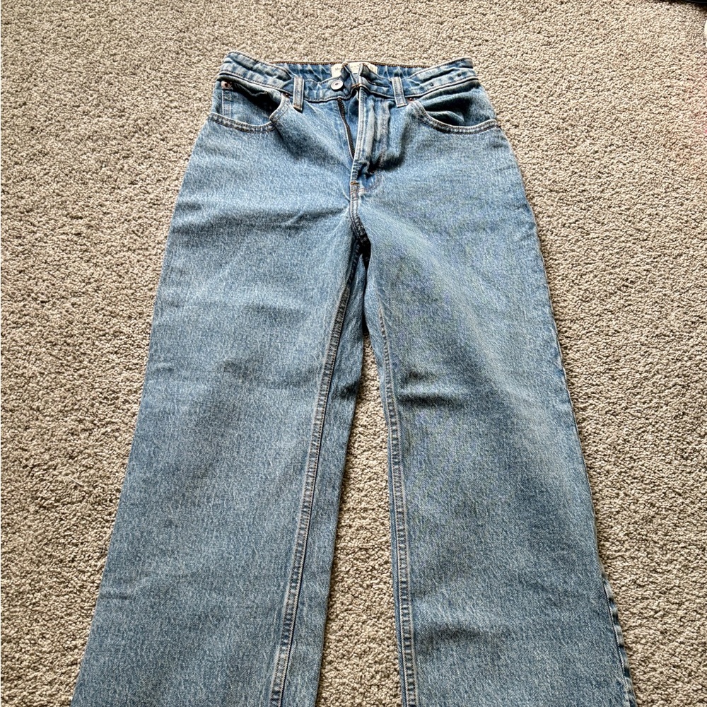 Abercrombie & Fitch Light Blue Straight Leg Jeans